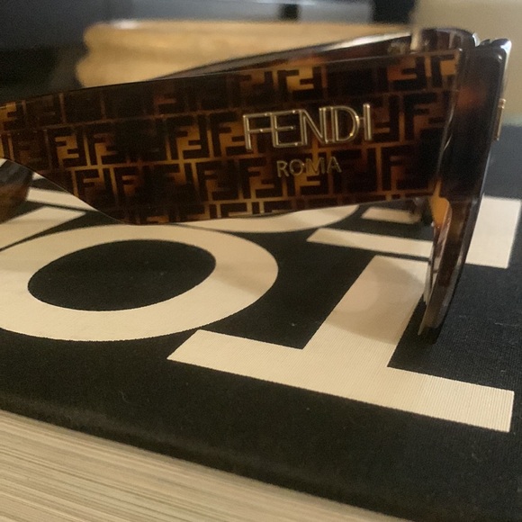 Fendi 52mm rectangle sunglasses - Picture 2 of 8